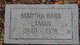  Martha A. L. <I>Babb</I> Laman