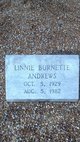  Linnie Wood <I>Burnette</I> Andrews