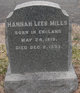  Hannah <I>Lees</I> Mills