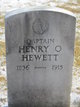  Henry Orlando Hewett
