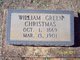  William Green Christmas