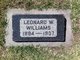  Leonard William Warner Williams