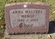  Anna M. <I>Walters</I> Menge