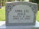 April Lee Lane Hall Photo