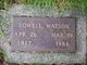  Lowell D Watson