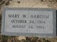  Mary Virginia <I>Ware</I> Harcum