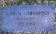  Alice J <I>Aite</I> Thompson