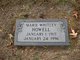  Ida Marie <I>Whitley</I> Howell