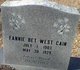  Fannie Bet <I>West</I> Cain