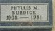  Phyllis Miriam Burdick