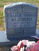  Charlie Thomas Weatherly