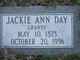  Jackie Ann <I>Williams</I> Day