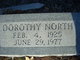  Dorothy J North
