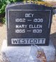  Mary Ellen <I>Smith</I> Westcott