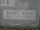  Mabel Ruth <I>Bell</I> Stout