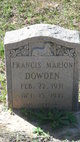  Francis Marion Dowden