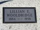  Lillian Ethel <I>Burt</I> Wooldridge