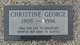  Christine George