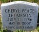 Cheryl <I>Peace</I> Thompson