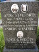  Anne Syversdtr <I>Stene</I> Østhuus