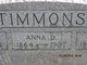  Anna Dressel <I>Yates</I> Timmons