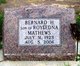  Bernard Howard “Matt” Mathews