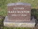  Mary <I>Halstead</I> Stimler Burton