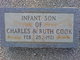  Infant Son of Charles and Ruth Cook
