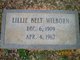  Lillie Belt <I>Conner</I> Wilborn