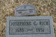  Josephine G <I>Hutchens</I> Rich