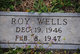  Roy Wells