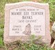  Mamie Lee “Jane” <I>Turner</I> Banks