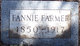  Isabel Frances “Fannie” <I>Roberts</I> Farmer