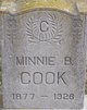  Minnie Belle <I>Mott</I> Cook