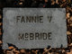  Fannie Vesta <I>Waterhouse</I> McBride