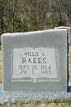  Willie Gordon “Bill” Rakes