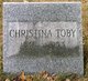  Christina <I>McMullen</I> Toby