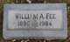  William Alexander Fee