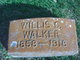  Willis C Walker