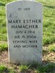  Mary Esther <I>Long</I> Hamacher