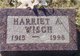  Harriet Wisch
