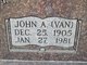  John Avander “Van” Jay
