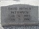  David Arthur Patterson