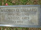 Profile photo:  Mildred <I>O'Connor</I> Ballard