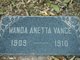  Wanda Anetta Vance