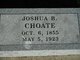  Joshua B Choate