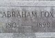  Abraham Fox