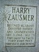  Harry H Zausmer