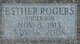 Profile photo:  Esther N <I>Rogers</I> Anderson