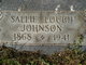  Sarah Iris “Sallie” <I>Riddle</I> Lough Johnson